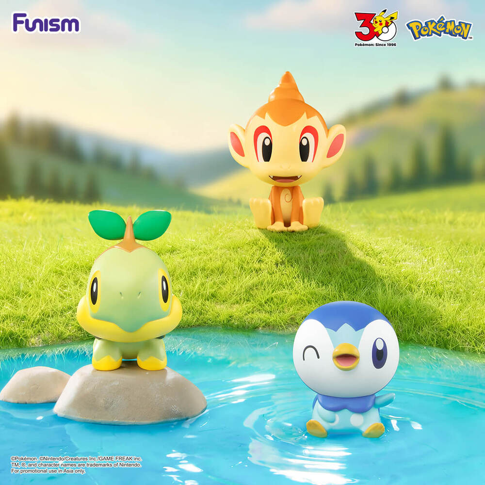 FUNISM Pokemon First Partner Gen 4 Sinnoh Trio Open Box